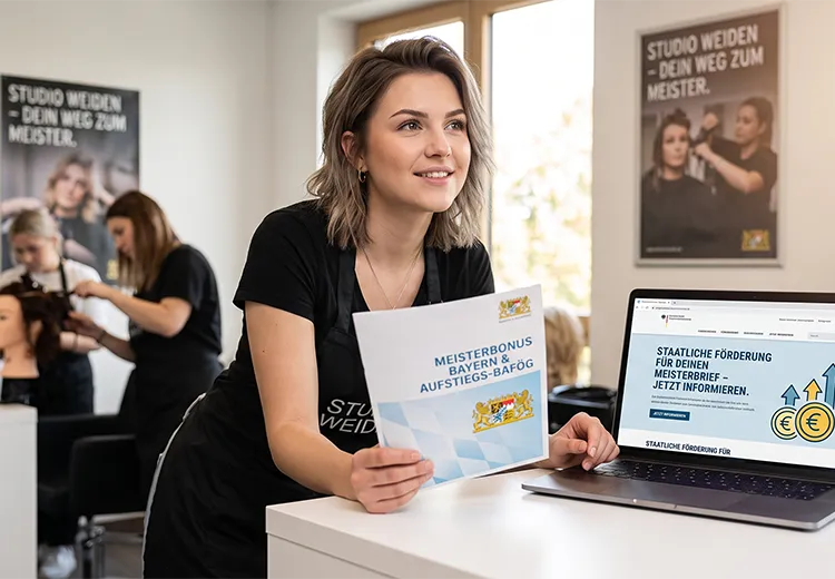Friseurmeisterschule Friseurmeister Meisterbonus 2026 100726 Geldsegen zum Meisterbrief